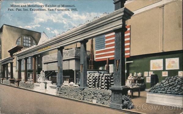 Mines and Metallurgy Exhibit of Missouri 1915 Panama-Pacific Exposition