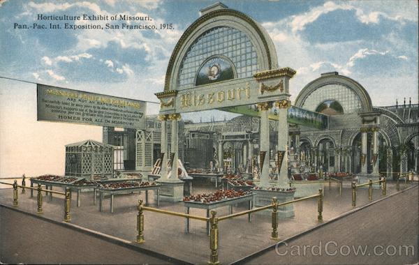 Horticulture Exhibit of Missouri. Pan-Pac. Int. Exposition, San Francisco, 1915.