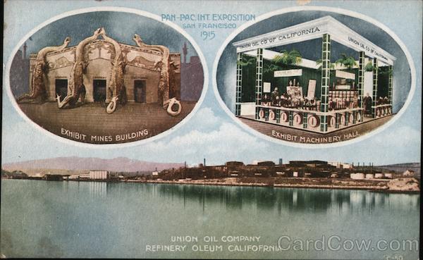 Union Oil Company Refinery Oleum California 1915 Panama-Pacific Exposition