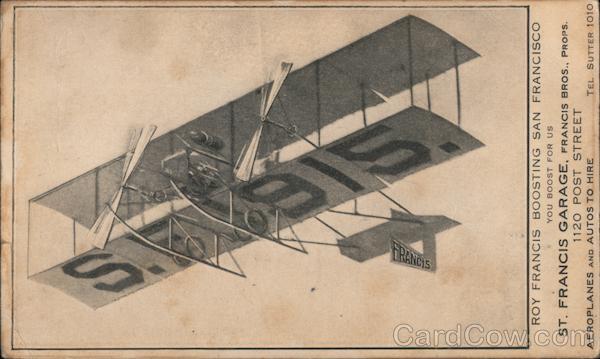 Roy Francis Boosting San Francisco 1915 Panama-Pacific Exposition