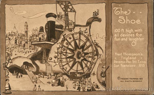 The Shoe, 100 ft. high, with all devices for fun and laughter.