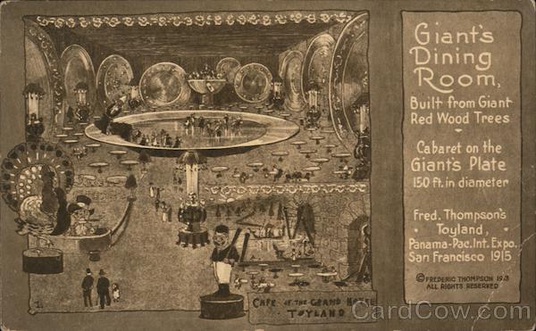 Giant's Dining Room, built from Giant Red Wood Trees