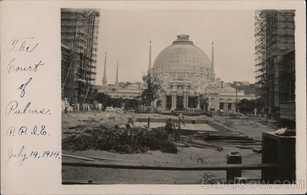 The Court of Palms 1915 Panama-Pacific Exposition