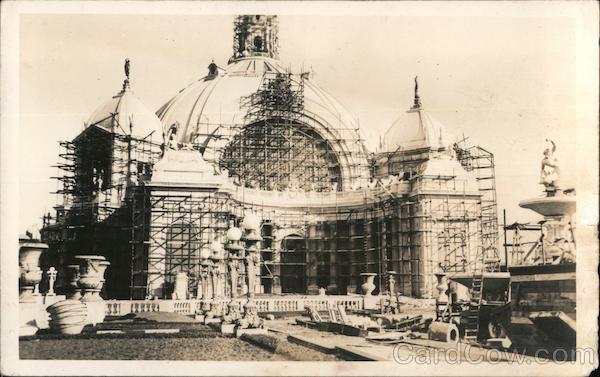 Festival Hall Under Construction 1915 Panama-Pacific Exposition