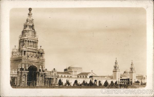 Tower of Jewels Under Construction 1915 Panama-Pacific Exposition