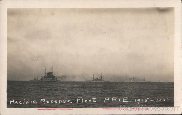 Pacific Reserve Fleet 1915 Panama-Pacific Exposition