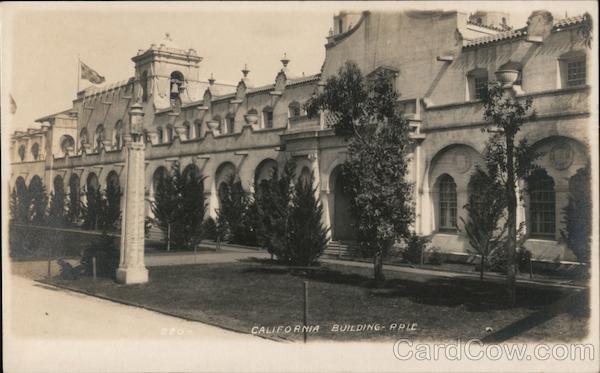 California building 1915 Panama-Pacific Exposition Postcard