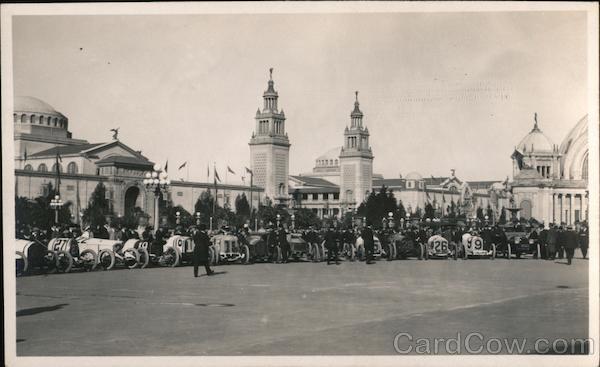 Race Cars on the Avenue of the Nations - Italian Towers