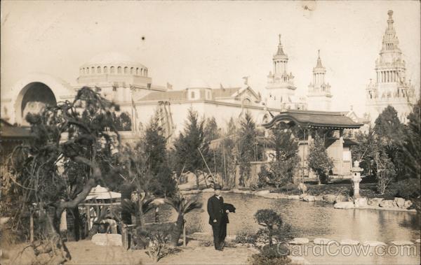 View of Lagoon, Buildings 1915 Panama-Pacific Exposition