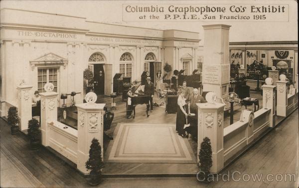 Columbia Graphone Co's Exhibit 1915 Panama-Pacific Exposition