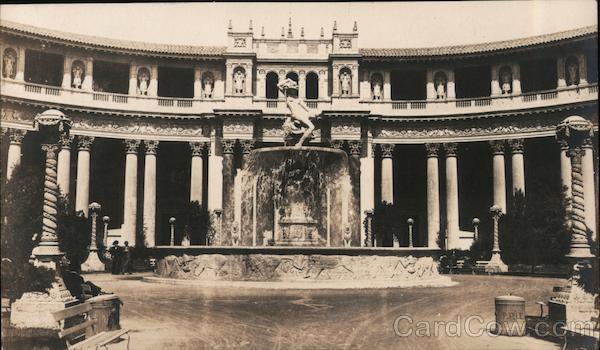 Beauty and the Beast Fountain, Court of Flowers 1915 Panama-Pacific Exposition