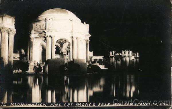 Illumination, Fine Art Palace 1915 Panama-Pacific Exposition