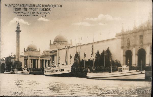 Palaces of Agriculture and Transportation from the Yacht Harbor