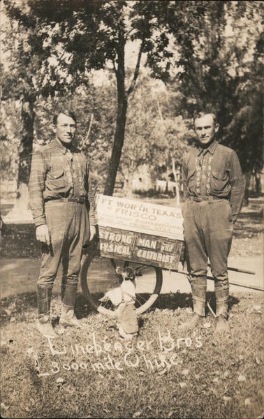 Long Distance Walkers Lineberger Bros. 3000 mile hike.