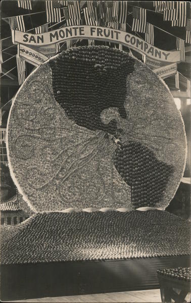 Display by the San Monte Fruit Company 1915 Panama-Pacific International Exposition (PPIE)