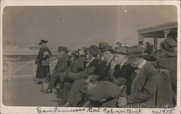 Expo on Boat 1915 Panama-Pacific Exposition
