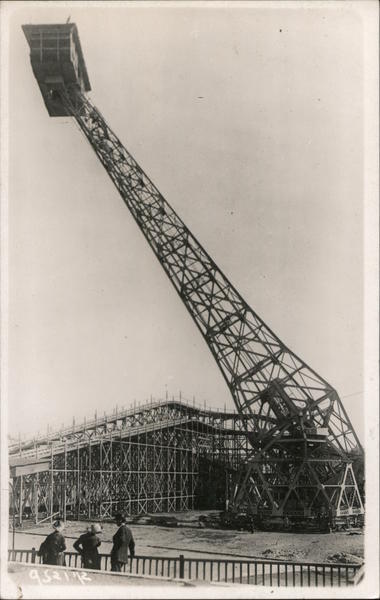Aeroscope Thrill Ride Roller Coaster 1915 Panama-Pacific Exposition