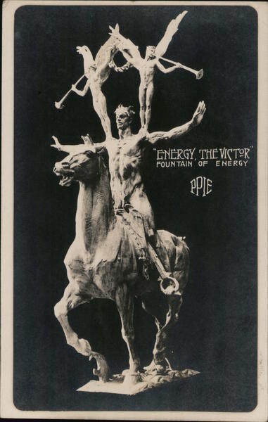 Energy, the Victor Fountain of Energy 1915 Panama-Pacific Exposition
