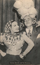 Carmen Miranda, Tom Breneman Celebrities Postcard Postcard Postcard