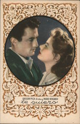 Gregory Peck, Ingrid Bergman Postcard