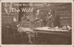 Scene from Eugene Walters Greatest Play "The Wolf" Postcard