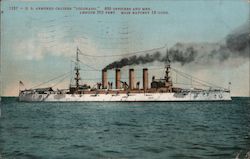 U.S. Armored Cruiser "Colorado." Postcard