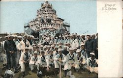Group of U.S. Sailors Postcard