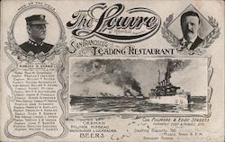 The Louvre - San Francisco's Leading Restaurant Postcard