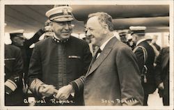 Admiral Rodman and Secretary Daniels Postcard
