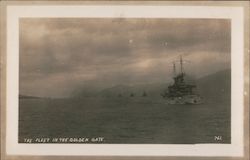 The Fleet in the Golden Gate Great White Fleet Postcard Postcard Postcard