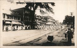 Parade in Newport, Rhode Island--Great White Fleet Postcard Postcard Postcard