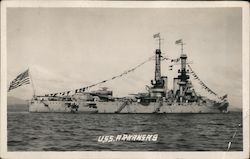 U.S.S. Arkansas Postcard