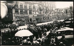 Fleet Parade on Market Street Postcard