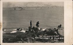 The Atlantic Fleet Maneuvering in San Luis Obispo Bay Postcard