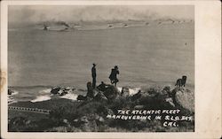 The Atlantic Fleet Maneuvering in San Luis Obispo Bay California Postcard Postcard Postcard