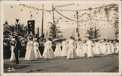 Great White Fleet Parade Postcard