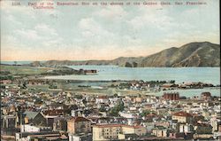 Part of the Exposition Site on the shores of the Golden Gate Postcard