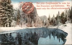 Get your Congressman to vote for San Francisco and California. We want only the official endorsement. Postcard