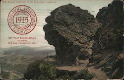 Romain Gladiator, Mount Tamalpais. Postcard