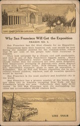 Why San Francisco Will Get the Exposition Reason No. 5 Postcard