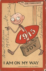 I am on my way to San Francisco Postcard