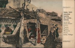 Santa Fe's Grand Canyon Exhibit. Postcard