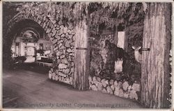 Marin County Exhibit California Building Postcard