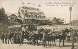 Union Pacific System-Yellowstone Park Postcard