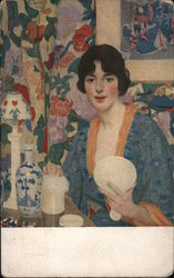 "The Hand Glass" by Raymond P.R. Nielson Postcard