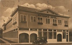 Entrance Hotel, Chestnut & Pierce Sts. Opposite Main Entrance Postcard