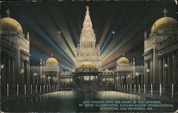Looking into the court of the Universe, By Night Illumination Postcard
