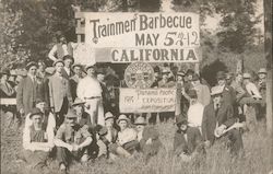 Trainmen Barbecue May 5th-12 Postcard