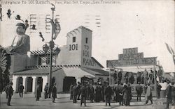 Entrance to 101 Ranch Postcard