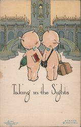 Taking in the Sights: Kewpies 1915 Panama-Pacific Exposition Rose O'Neill Postcard Postcard Postcard